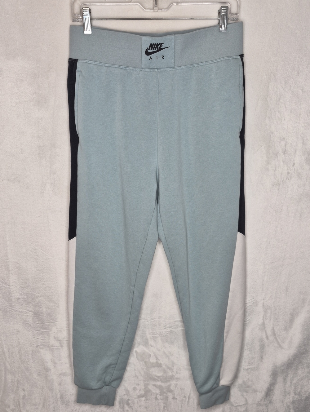 Nike Air High-Rise Colorblock Fleece Joggers Light‎ Blue Size M